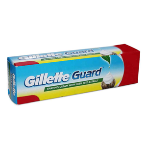 GILLETTE GUARD SHAVING CREAM 125G
