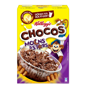 KELLOGS CHOCOS MOON AND STARS 375G