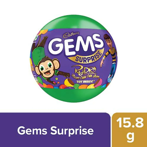 CADBURY GEMS SURPRISES 15.8G