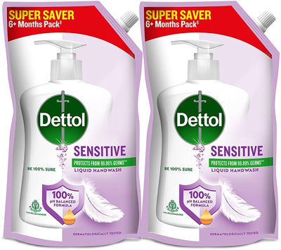 DETTOL HANDWASH SENSITIVE 2+1 525ML