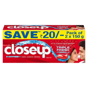 CLOSEUP TRIPLE FRESH TOOTHPASTE 300G