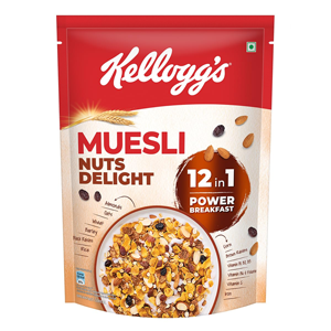 KELLOGS MUESLI WITH NUTS DELIGHTS 500G
