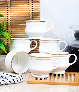 COFFEE SET GOLD LINE 7 PCS