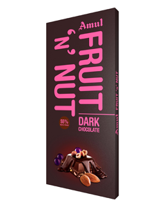 AMUL FRUIT AND NUT DARK CHOCOLATE 150G
