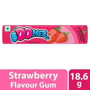 BOOMER STRAWBERRY FLAVOUR 18.6G